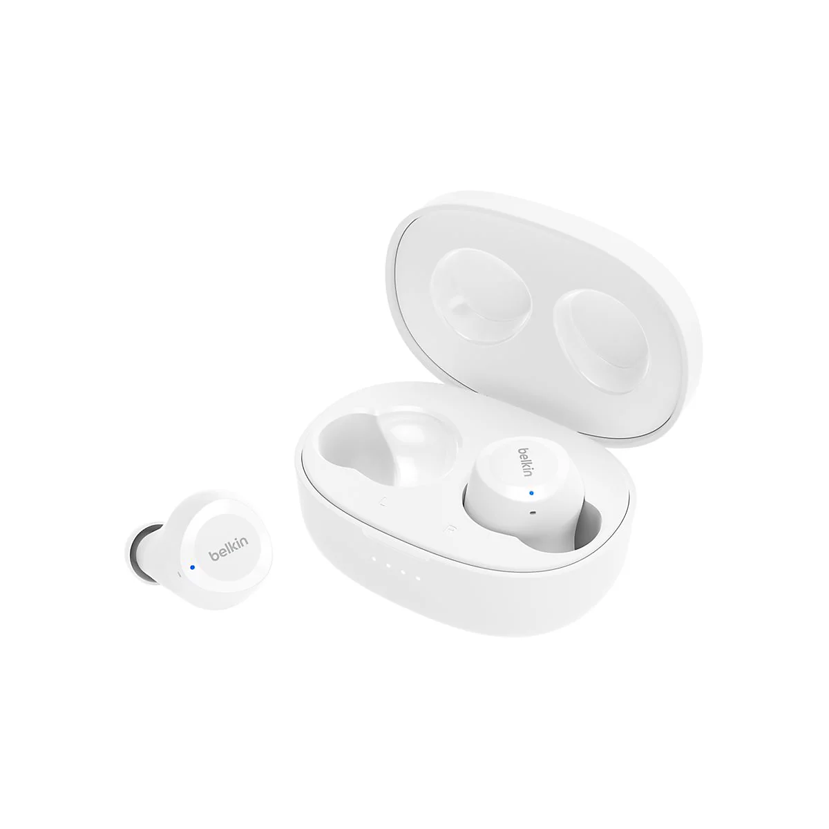 Belkin SoundForm Bolt - True Wireless-Kopfhörer mit Mikrofon - im Ohr - Bluetooth - weiß