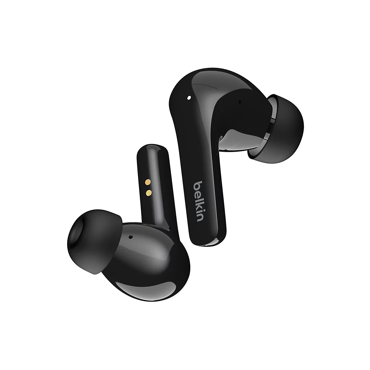 Belkin SoundForm Flow - True Wireless-Kopfhörer mit Mikrofon - im Ohr - Bluetooth - aktive Rauschunterdrückung - Schwarz