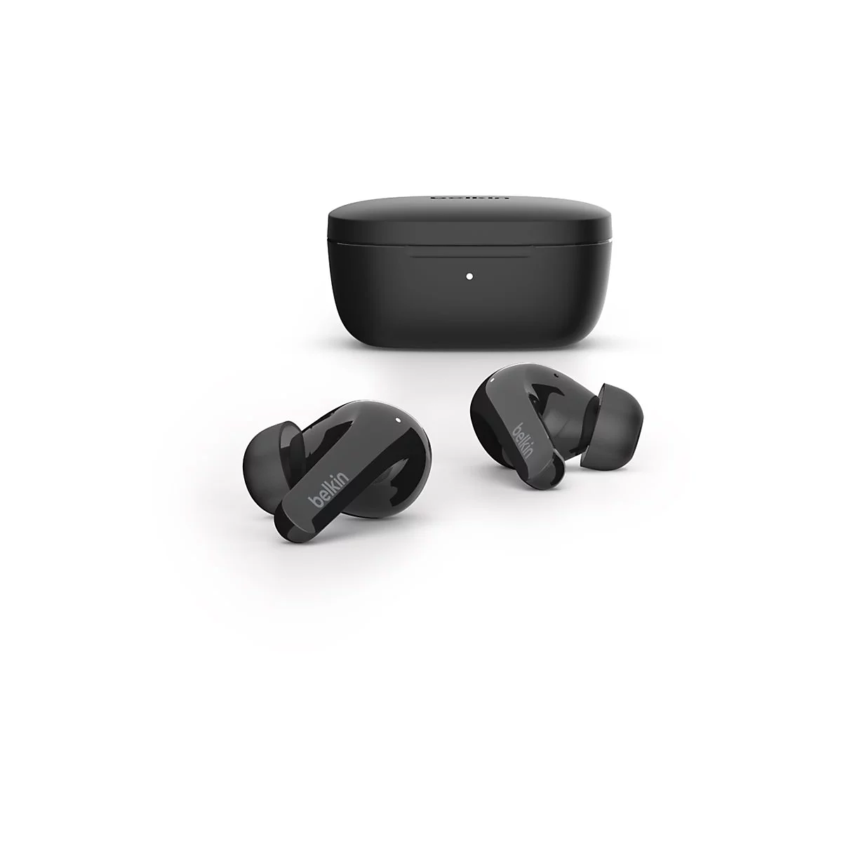 Belkin SoundForm Flow - True Wireless-Kopfhörer mit Mikrofon - im Ohr - Bluetooth - aktive Rauschunterdrückung - Schwarz