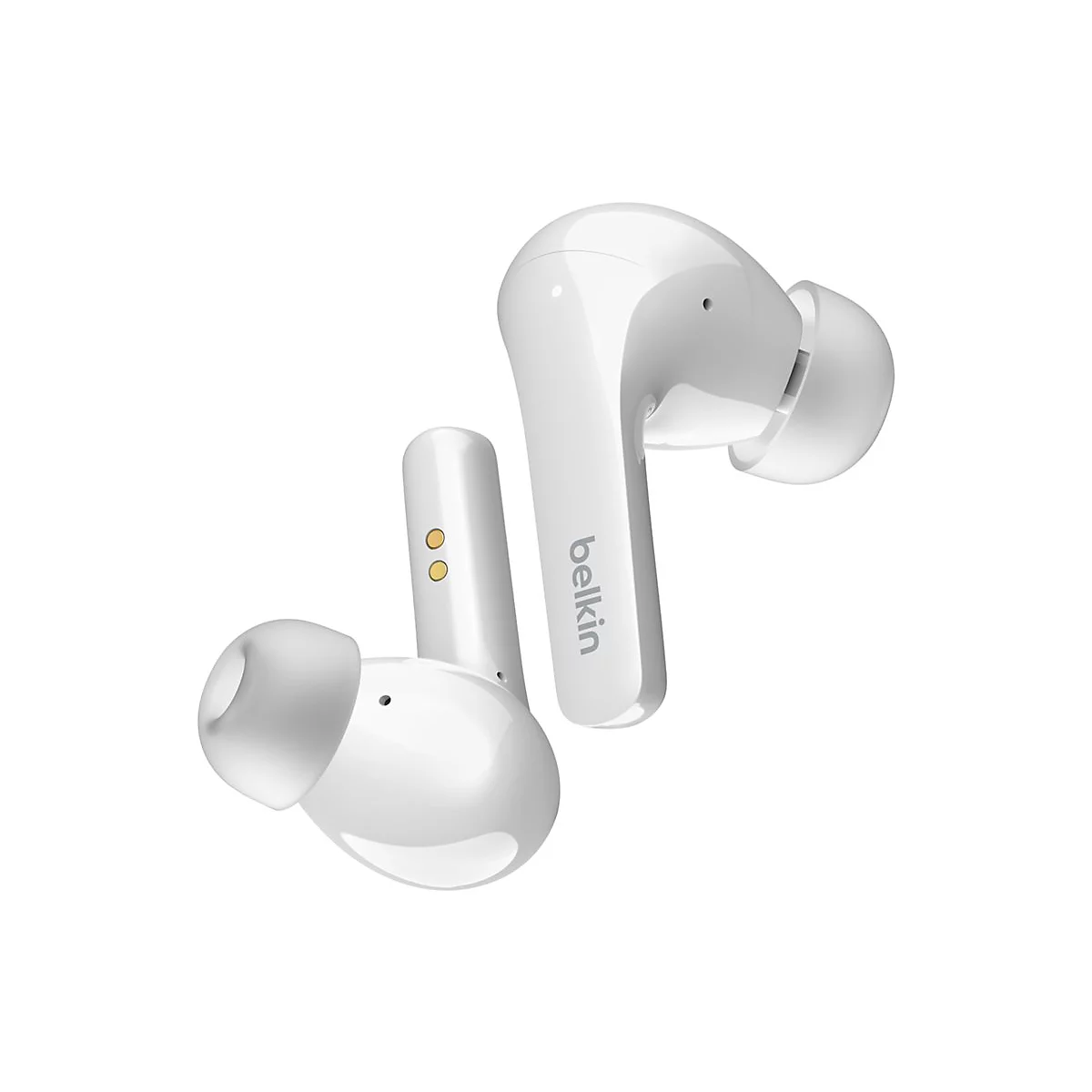 Belkin SoundForm Flow - True Wireless-Kopfhörer mit Mikrofon - im Ohr - Bluetooth - aktive Rauschunterdrückung - weiß