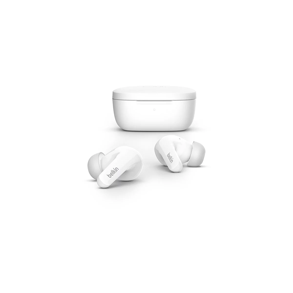 Belkin SoundForm Flow - True Wireless-Kopfhörer mit Mikrofon - im Ohr - Bluetooth - aktive Rauschunterdrückung - weiß