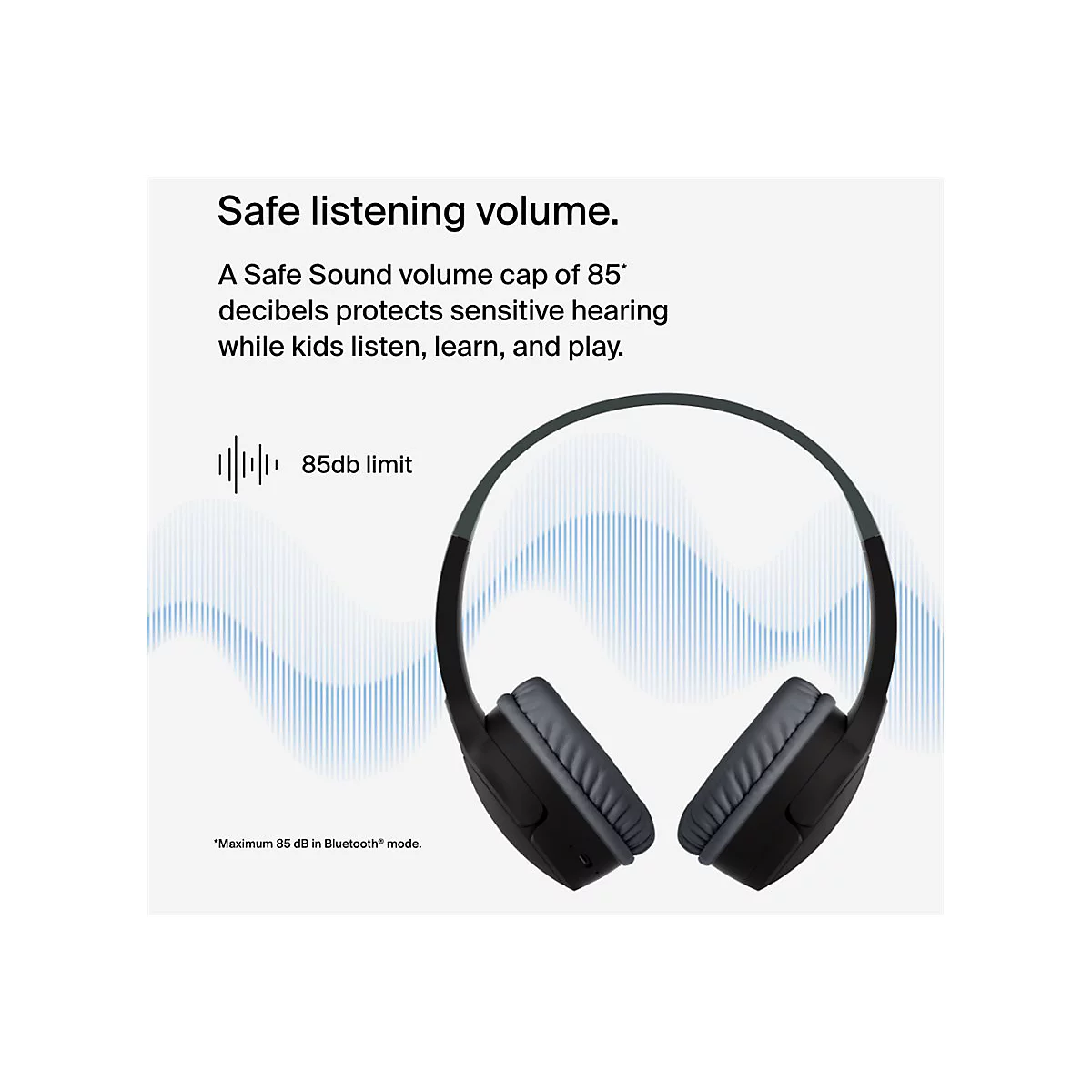 Belkin SoundForm Mini - Kopfhörer mit Mikrofon - On-Ear - Bluetooth - kabellos, kabelgebunden - 3,5 mm Stecker