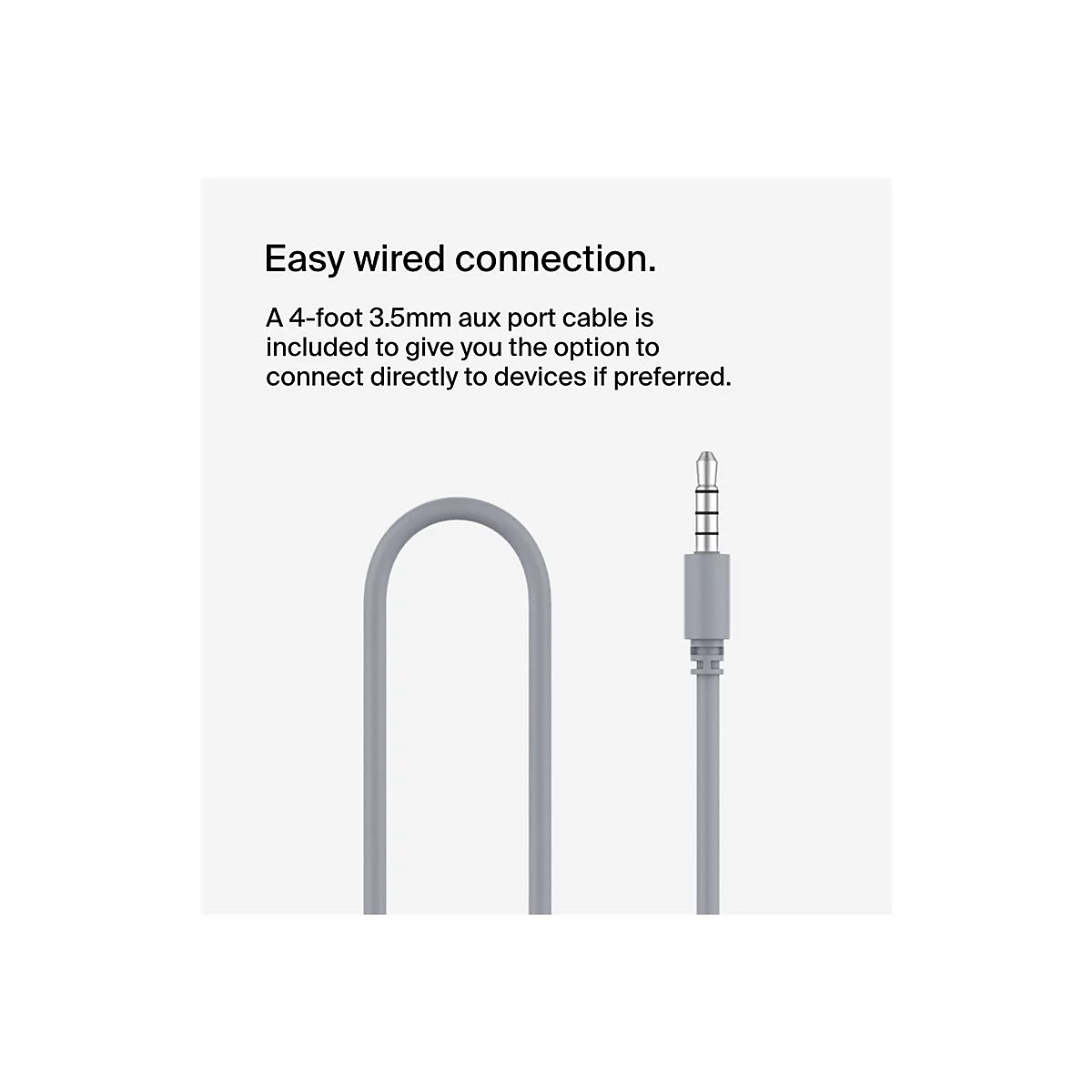 Belkin SoundForm Mini - Kopfhörer mit Mikrofon - On-Ear - Bluetooth - kabellos, kabelgebunden - 3,5 mm Stecker