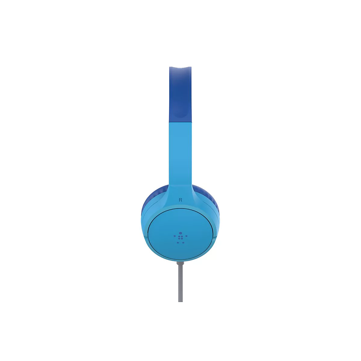 Belkin SoundForm Mini - Kopfhörer mit Mikrofon - On-Ear - kabelgebunden - 3,5 mm Stecker - Blau