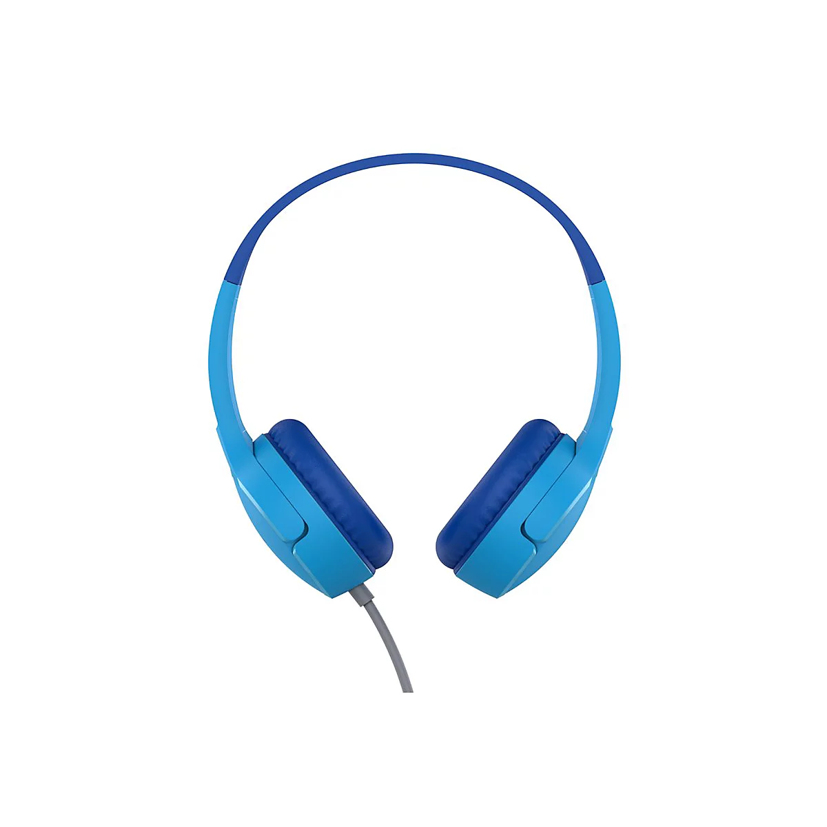 Belkin SoundForm Mini - Kopfhörer mit Mikrofon - On-Ear - kabelgebunden - 3,5 mm Stecker - Blau