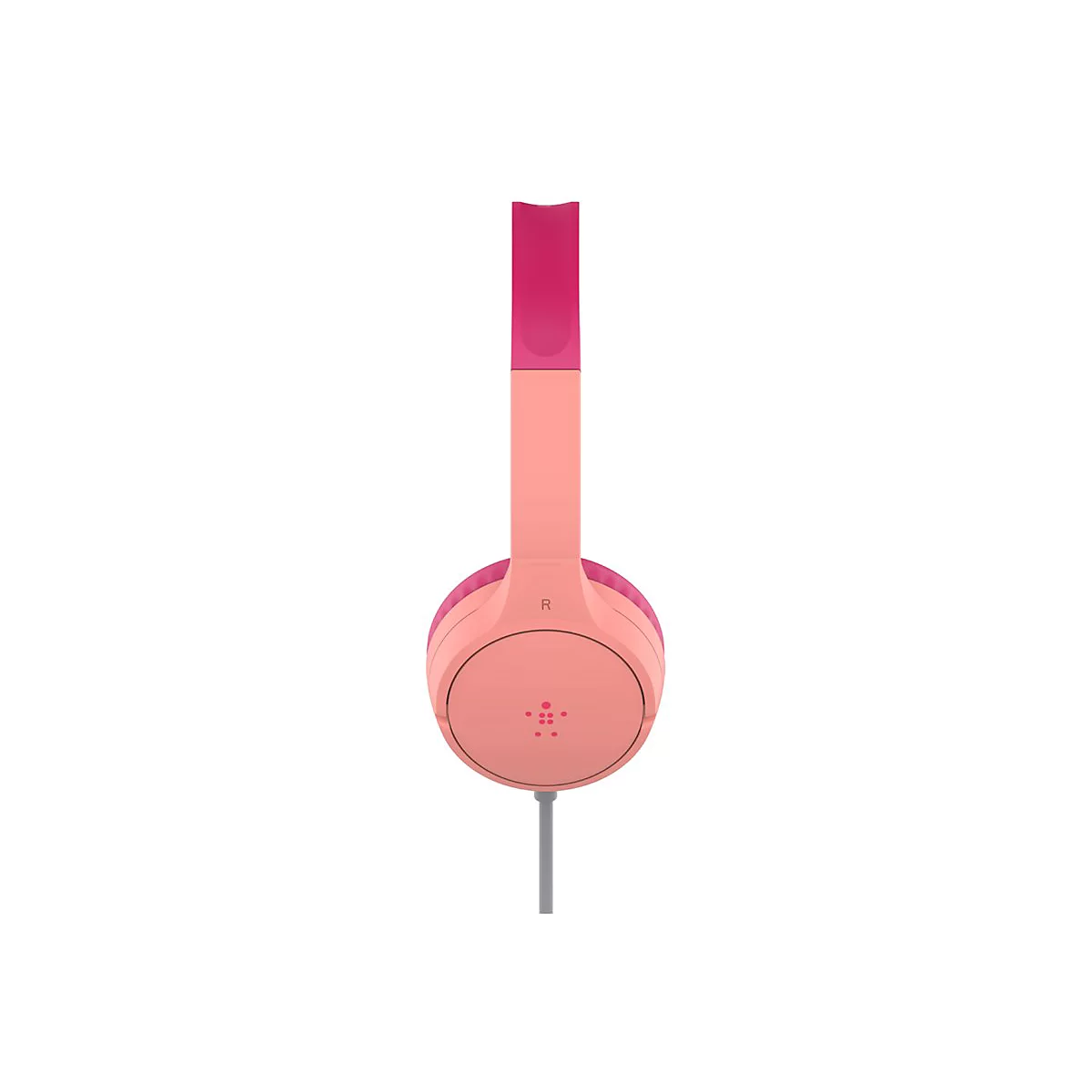 Belkin SoundForm Mini - Kopfhörer mit Mikrofon - On-Ear - kabelgebunden - 3,5 mm Stecker - pink