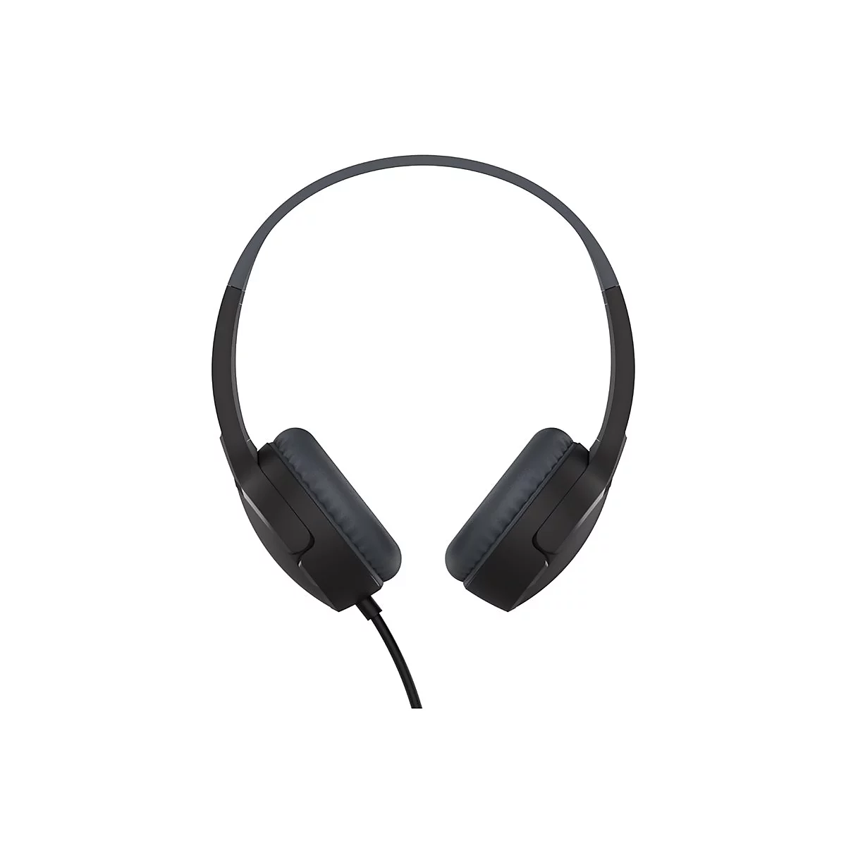 Belkin SoundForm Mini - Kopfhörer mit Mikrofon - On-Ear - kabelgebunden - 3,5 mm Stecker - Schwarz