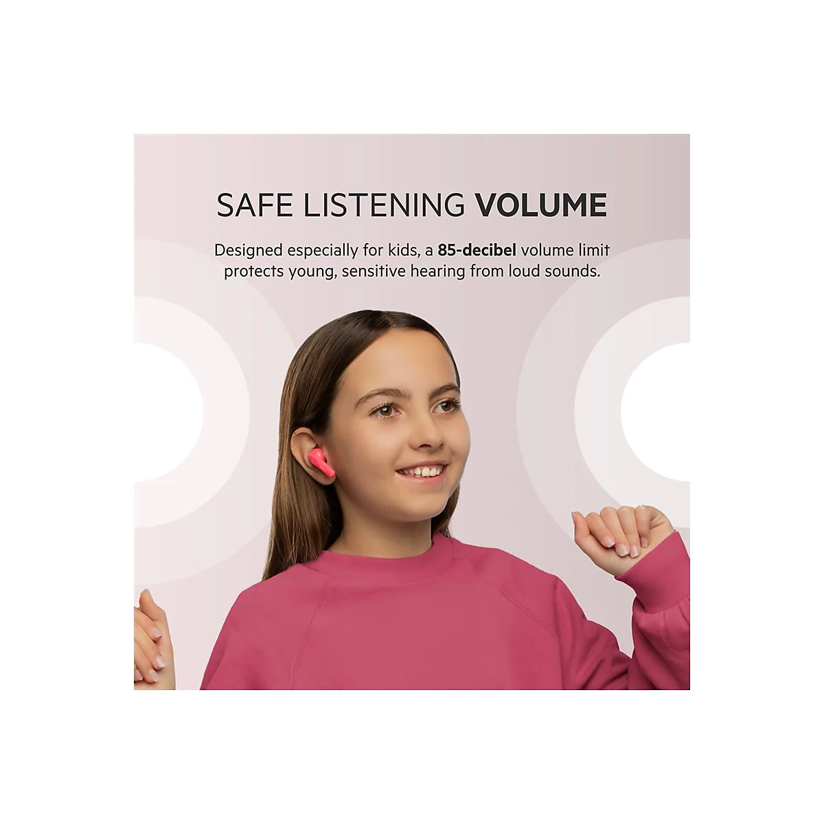 Belkin SoundForm Nano for Kids - True Wireless-Kopfhörer mit Mikrofon - im Ohr - Bluetooth - pink