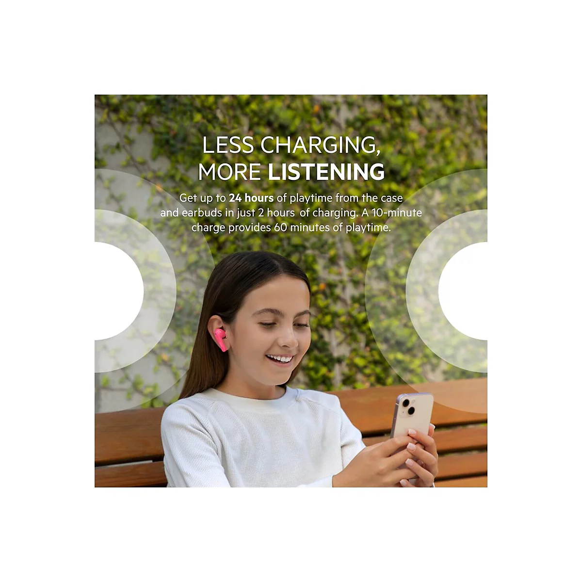Belkin SoundForm Nano for Kids - True Wireless-Kopfhörer mit Mikrofon - im Ohr - Bluetooth - pink