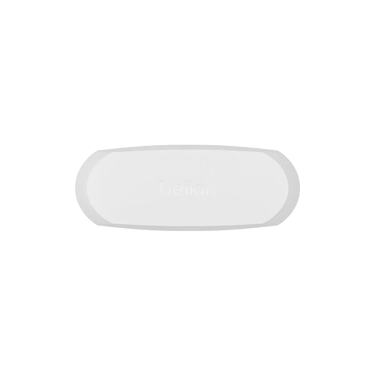 Produit ovale blanc avec l'inscription "belkin".