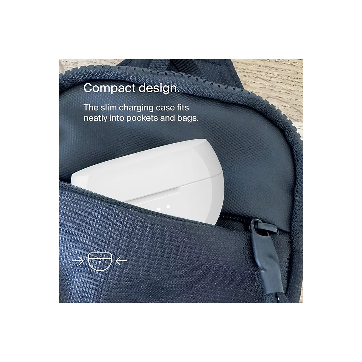 Belkin SoundForm Rhythm - True Wireless-Kopfhörer mit Mikrofon - im Ohr - Bluetooth - weiß