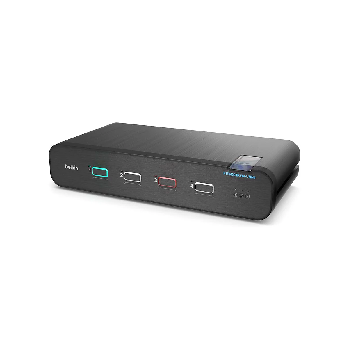 Belkin Universal Secure Dual-Head - 2. Generation - KVM-/Audio-Switch - 4 x KVM/Audio - 1 lokaler Benutzer - Desktop