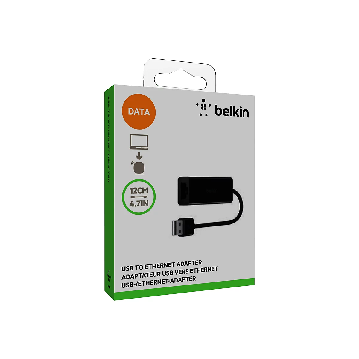 Belkin USB 2.0 Ethernet Adapter - Netzwerkadapter - USB 2.0 - 10/100 Ethernet