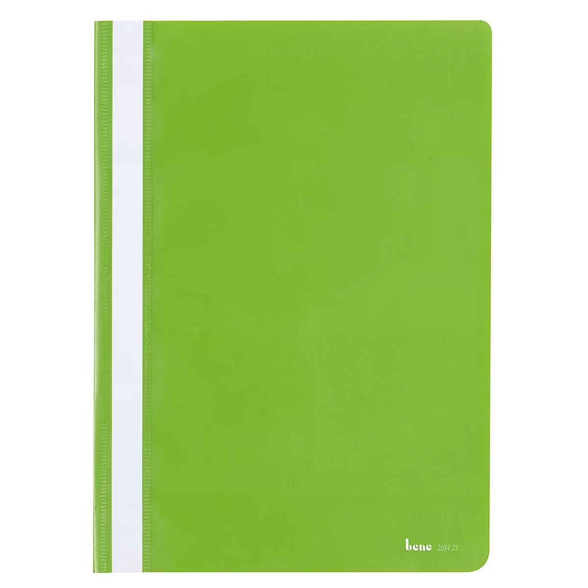 A green notebook with a white stripe on the left. The word 'lune' is visible on the bottom right.