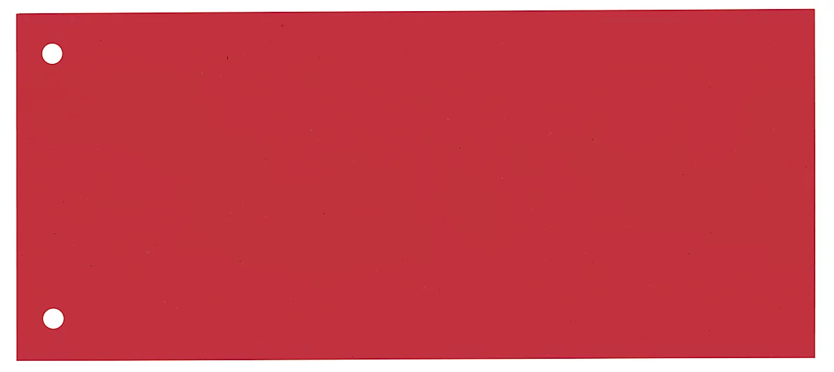bene Trennstreifen-Karton, rot, 100 Stück