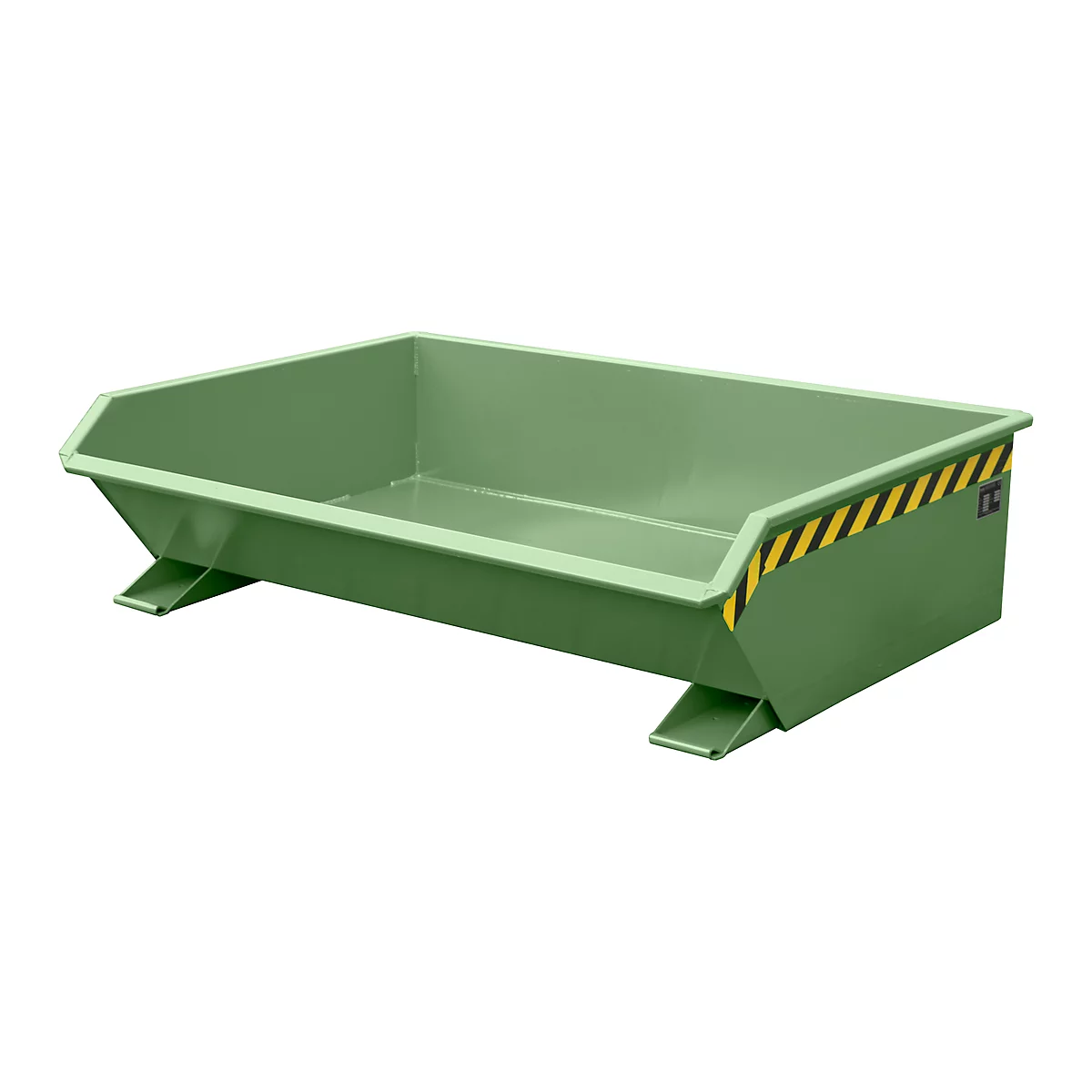 Benne basculante Mini type MGU 610 Bauer, faible encombrement en hauteur, vert