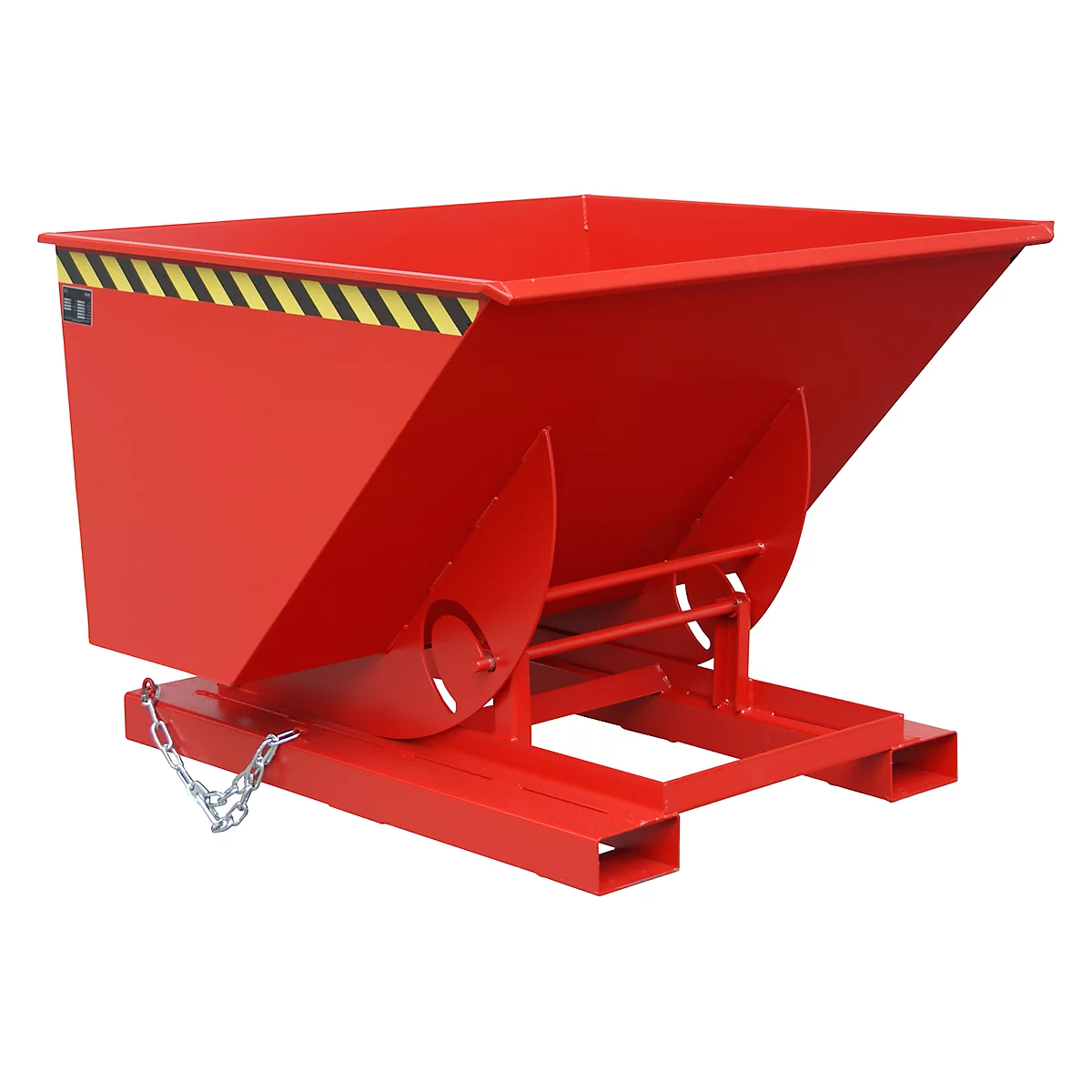 Benne basculante type AK 100, rouge