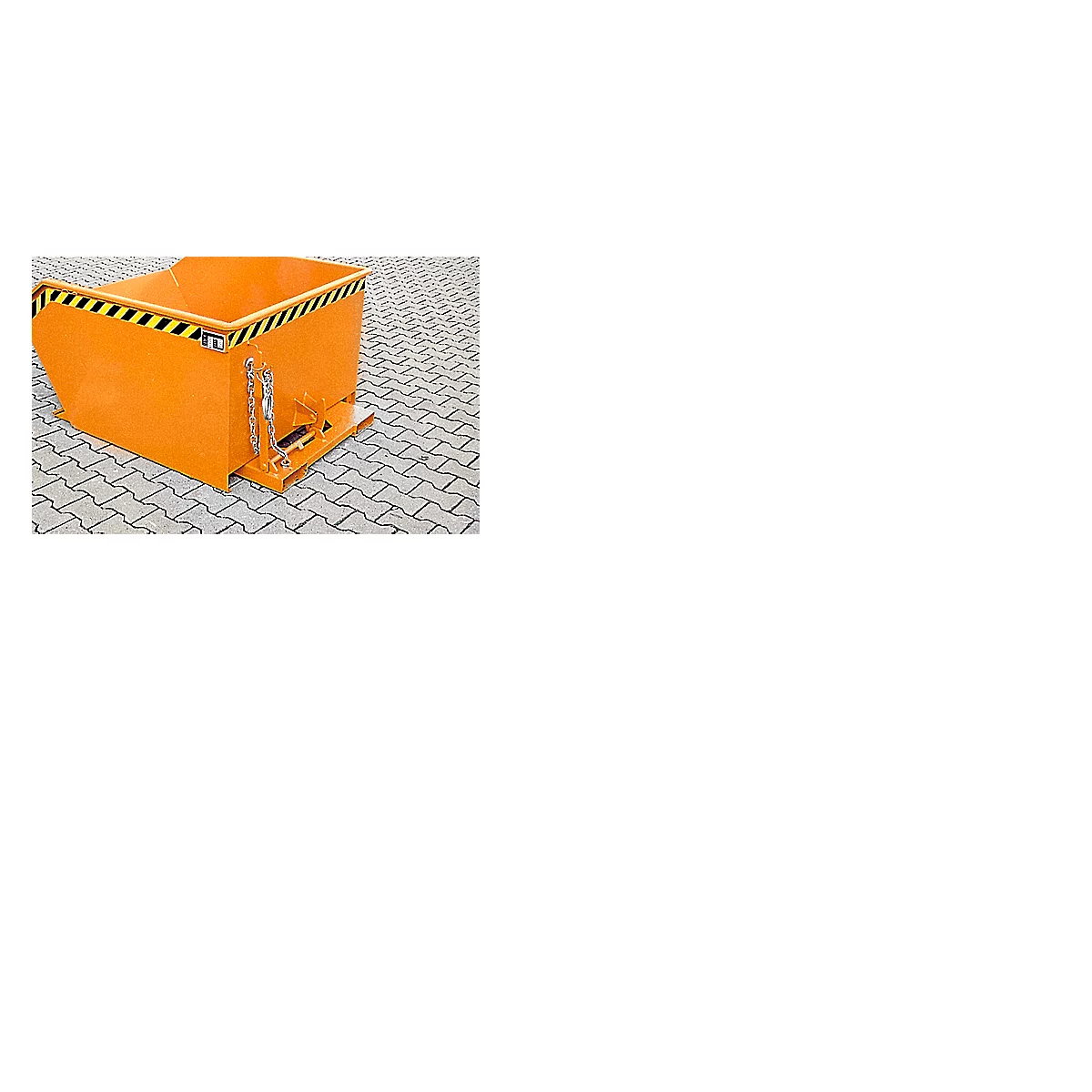 Benne basculante type GU, 300 litres, orange