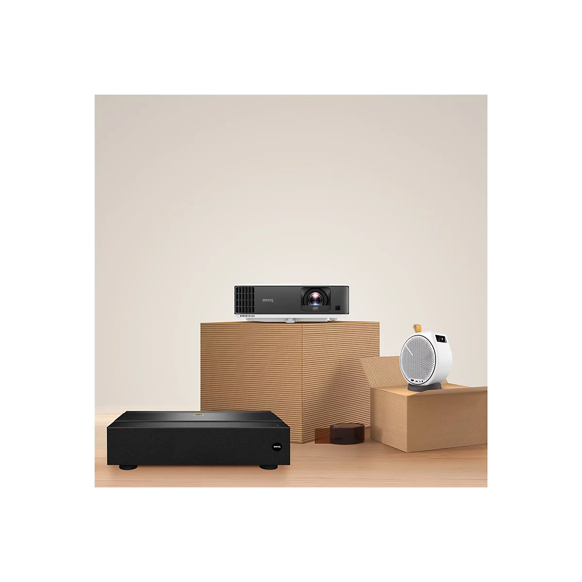 BenQ GV50 - DLP-Projektor - Laser - tragbar - 500 ANSI-Lumen - Full HD (1920 x 1080)