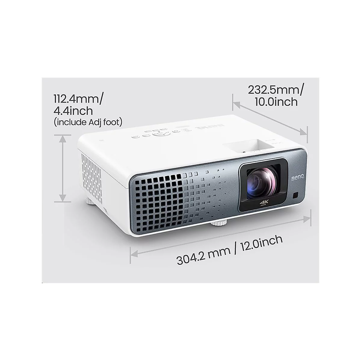 BenQ TK710STi - DLP-Projektor - Laser - 3D - 3200 ANSI-Lumen - 3840 x 2160