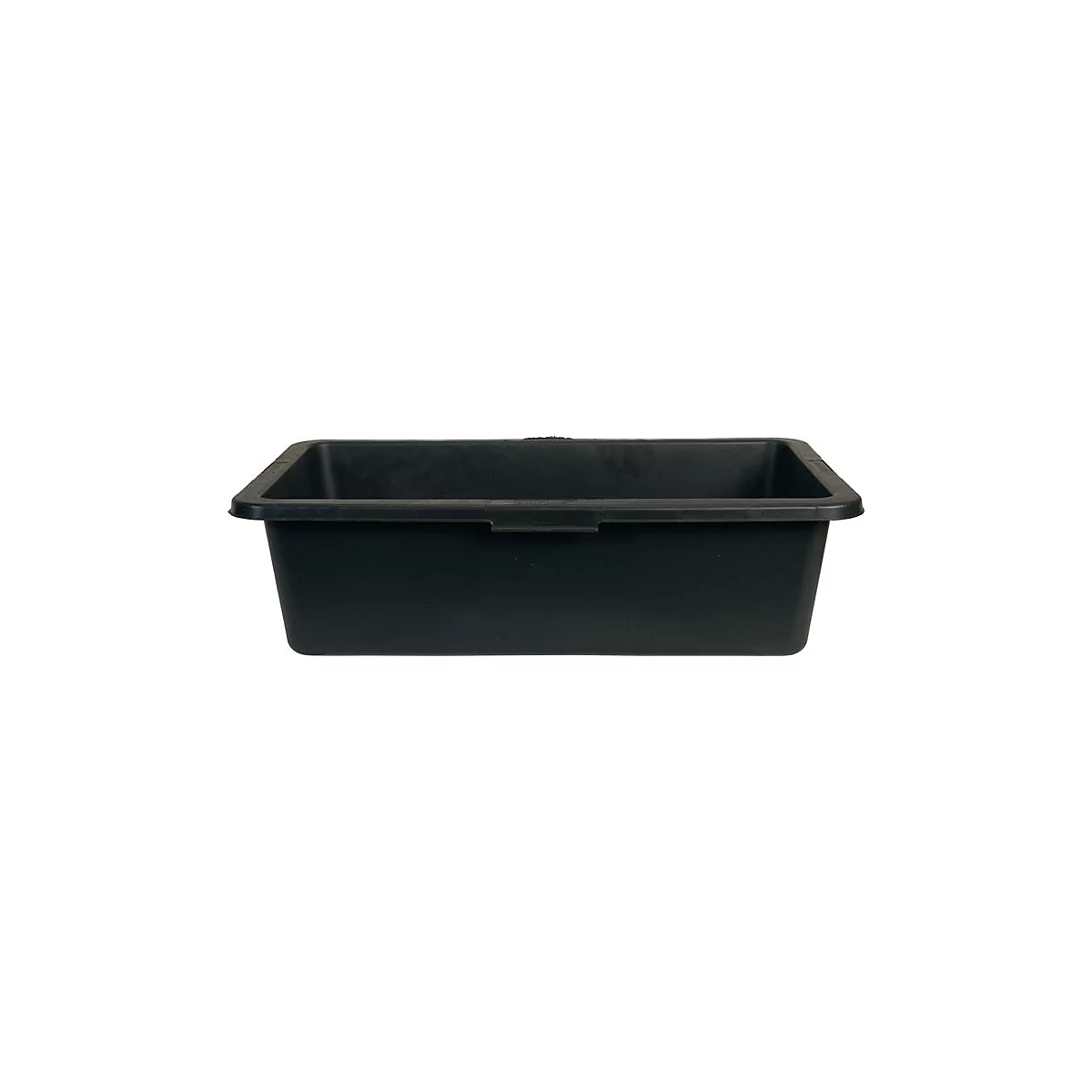 BERDAL Vielzweckwanne GRIPLINE-O, 40l, schwarz, Kunststoff, 4 Griffe, L-Skala