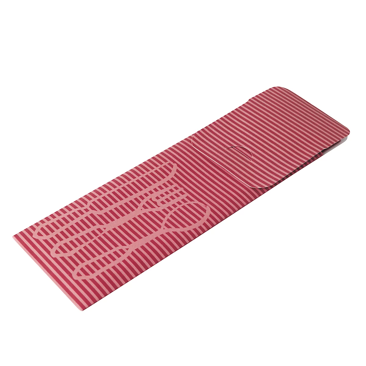 Bestecktaschen Papstar, inkl. farbiger Bistro-Serviette, 5 x 100 Stk., B 73 x H 235 mm, Papier, bordeaux