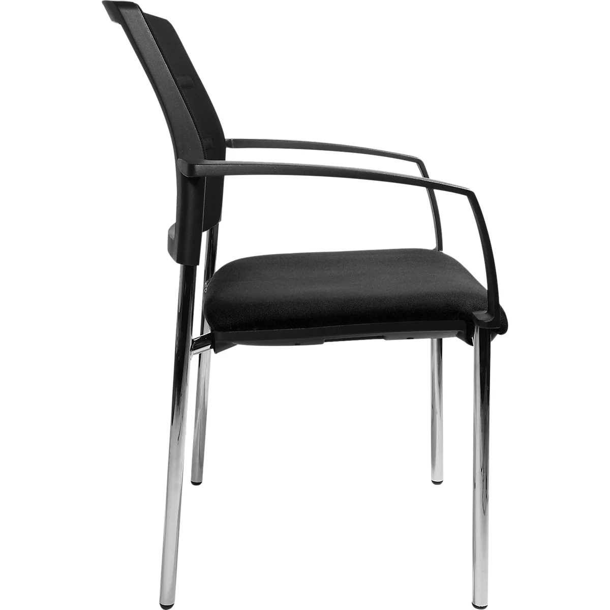 Bezoekersstoel SSI Proline Visit S1 - zwart en zwart - Schäfer Shop Pure