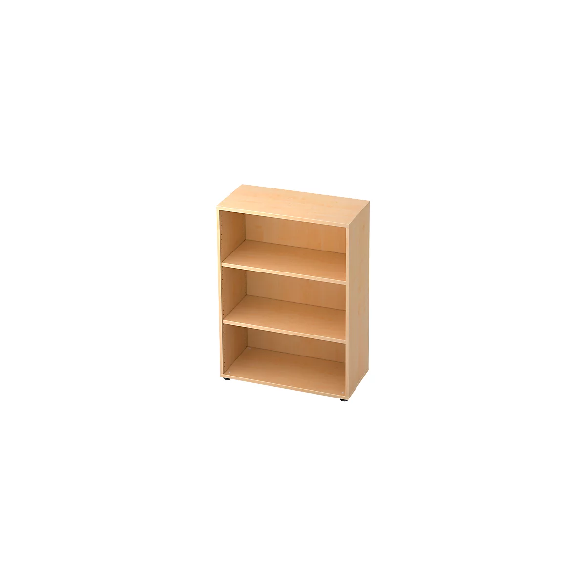 Bibliothèque étagères TOPAS LINE, 3 HC, panneau de particules, l. 400 x P 800 x H 1100 mm, décor érable