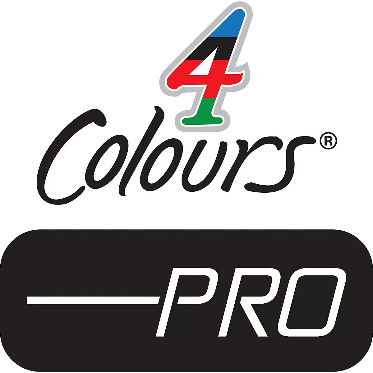 BIC 4 Colours Pro Vierfarb-Kugelschreiber mit 1,0-mm-Spitze für präzises Schreiben, 1 Stück