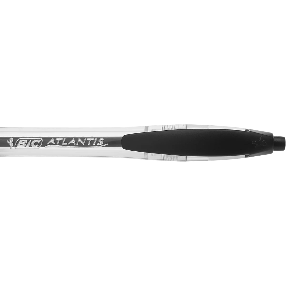 BIC Atlantis Classic Druckkugelschreiber mit mittlerer Spitze, Schwarz, 36er Vorteilspack