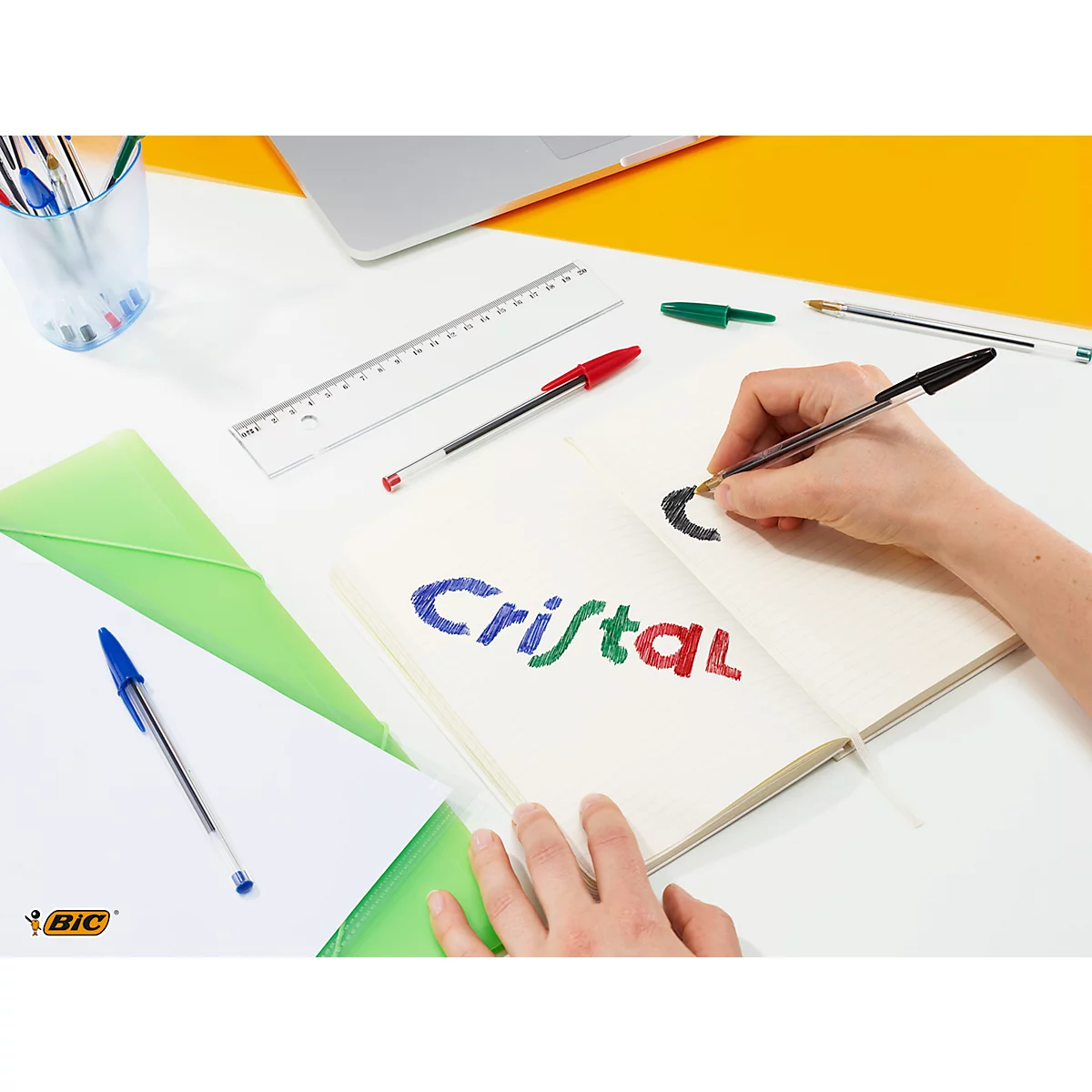 BIC Cristal balpen, zwart, 50 stuks