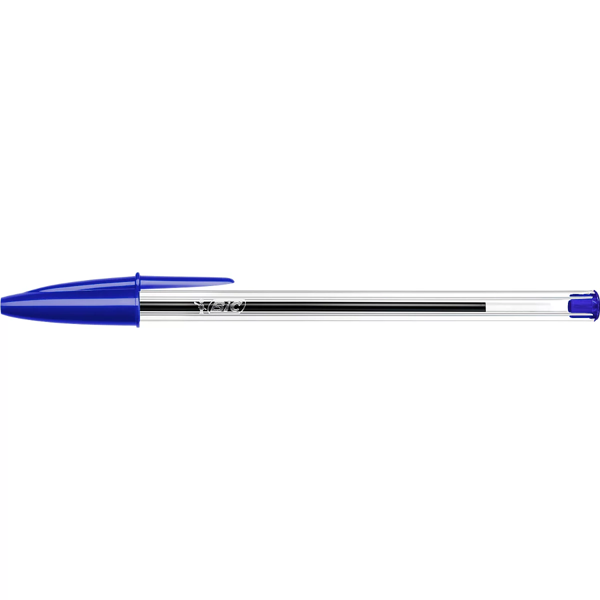 BIC Cristal Original Kugelschreiber Blau, 10er Box, 1,0 mm, mittlere Spitze