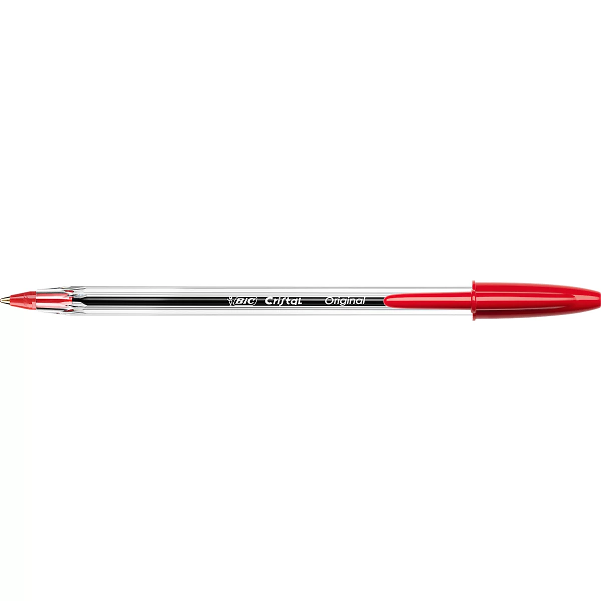 BIC Cristal Original Kugelschreiber Farbmix, 4er Box, 1,0 mm, mittlere Spitze