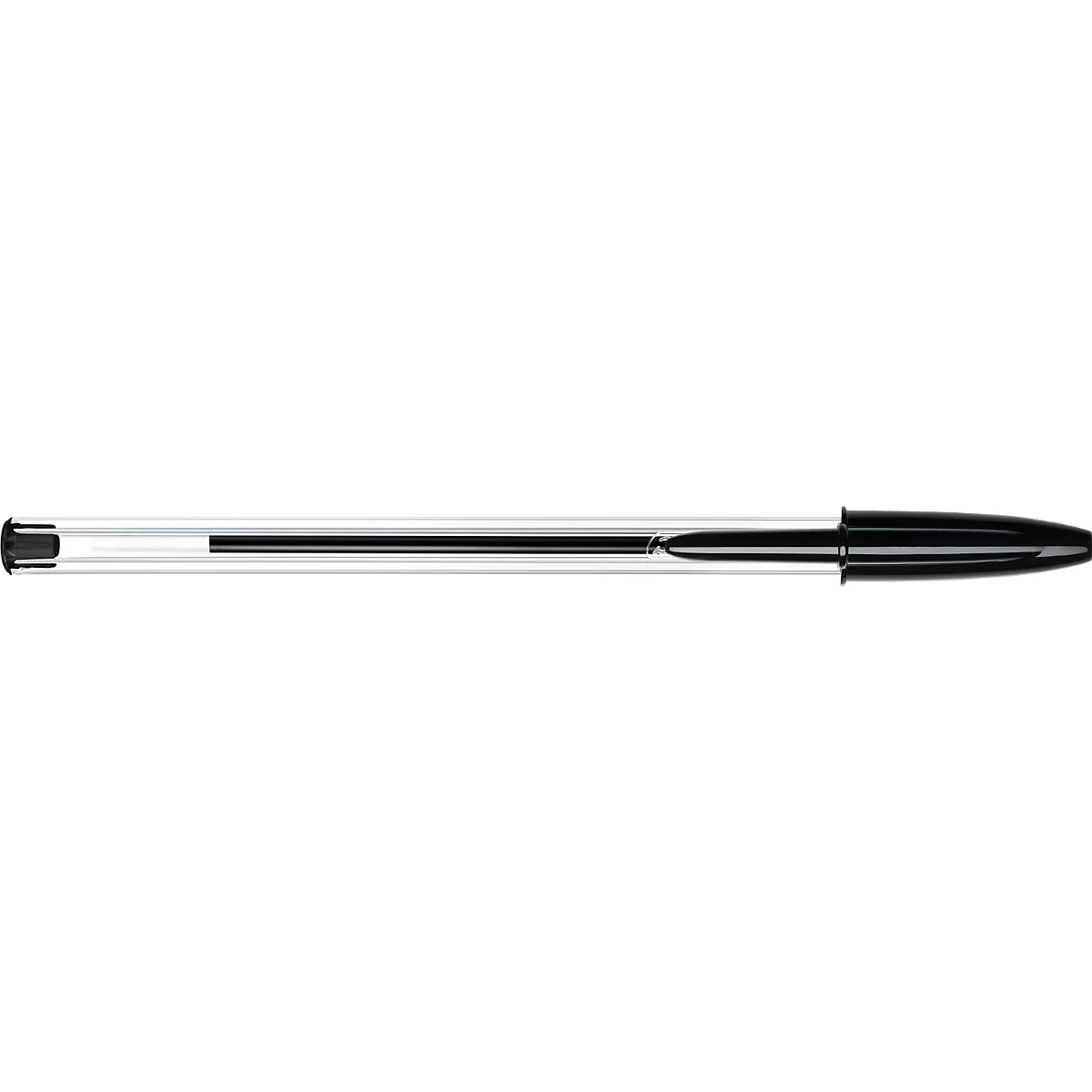 BIC Cristal Original Kugelschreiber Schwarz, 10er Box, 1,0 mm, mittlere Spitze