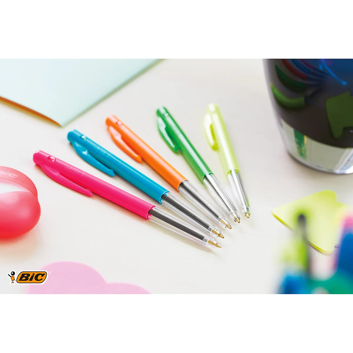 BIC® M10 Balpen, Ultra Colors