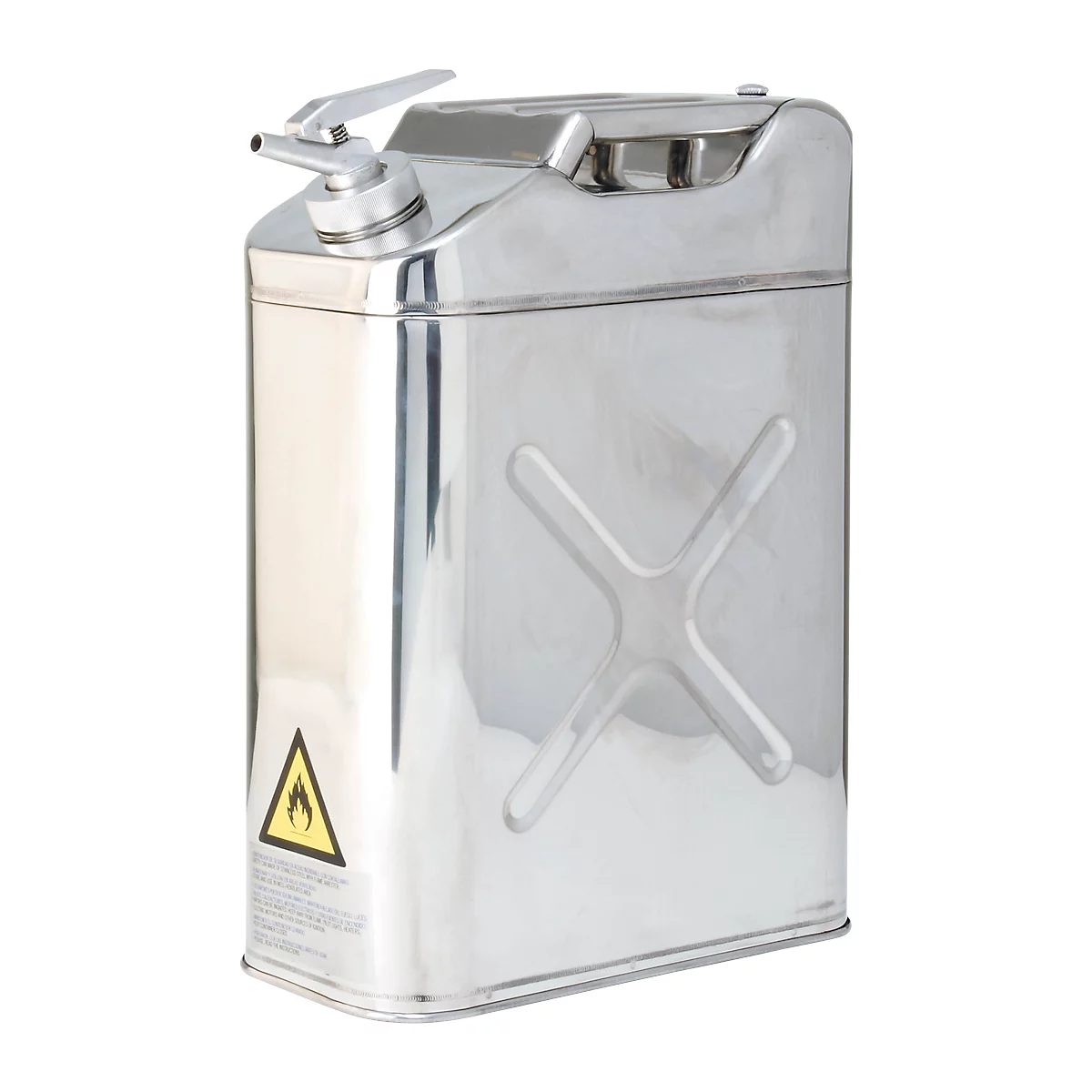 Bidón dosificador, de acero inoxidable, 20 l