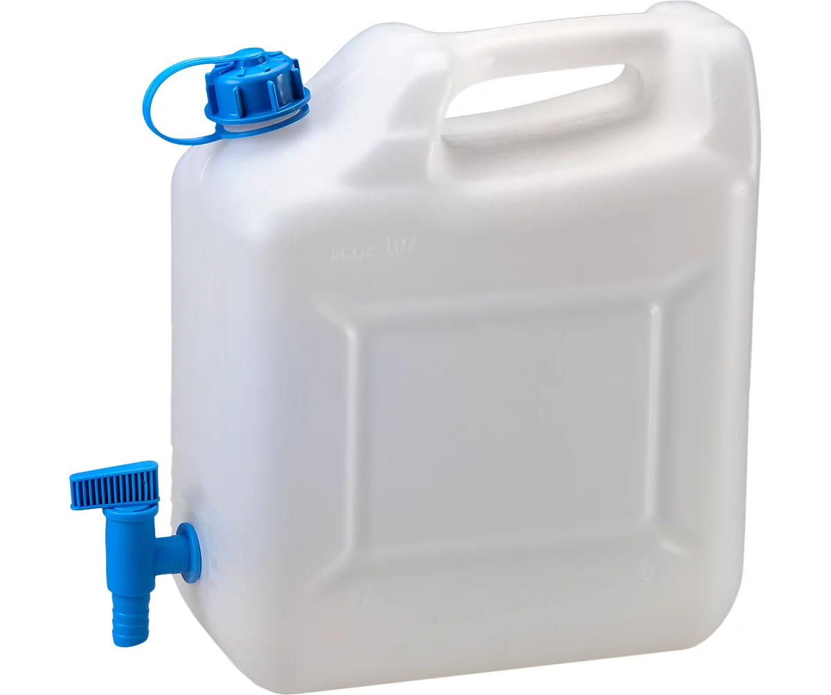 Bidon d'eau de 22 litres avec robinet et couvercle à vis, réservoir d'eau  portable