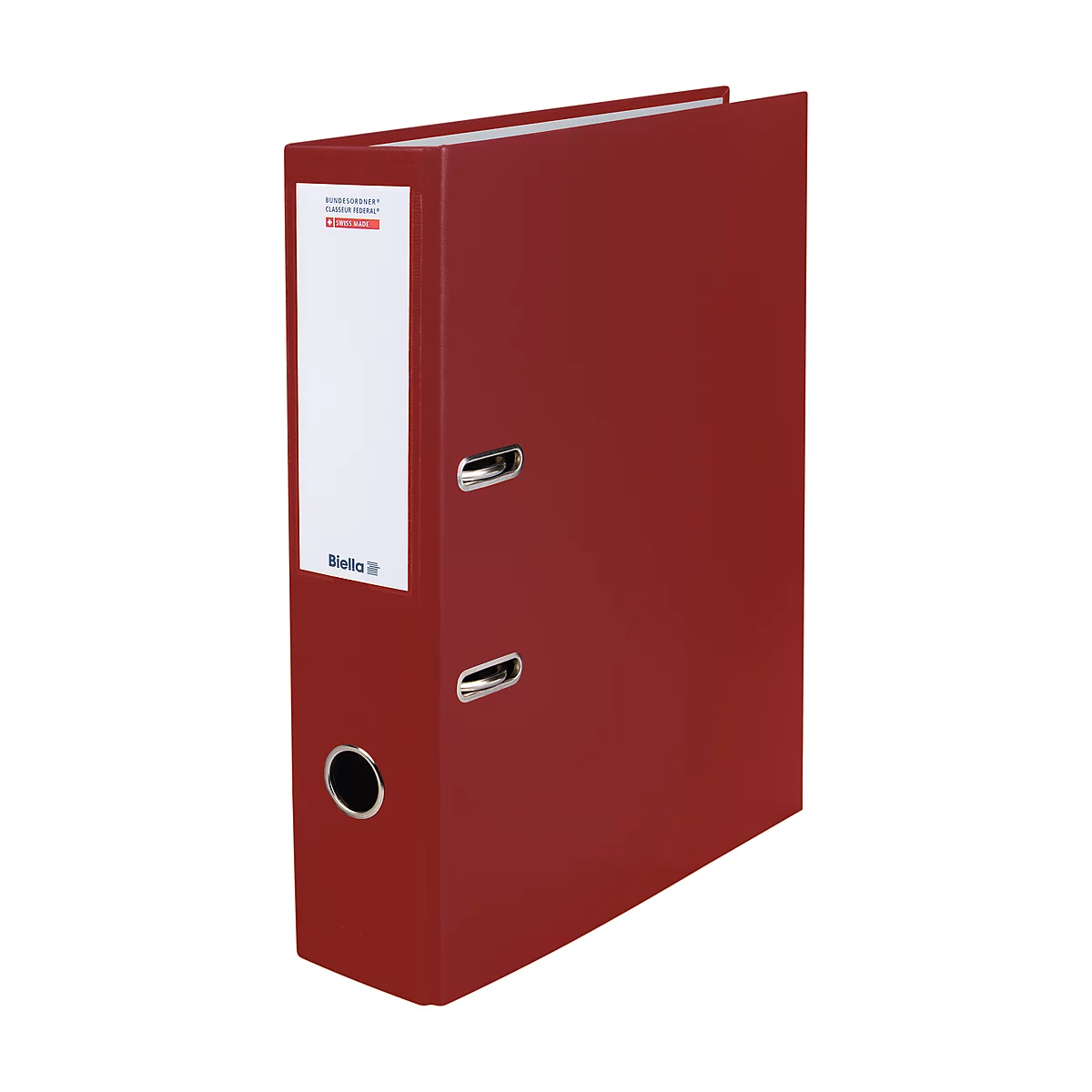 Biella Bundesordner® A4, 70 mm, weinrot