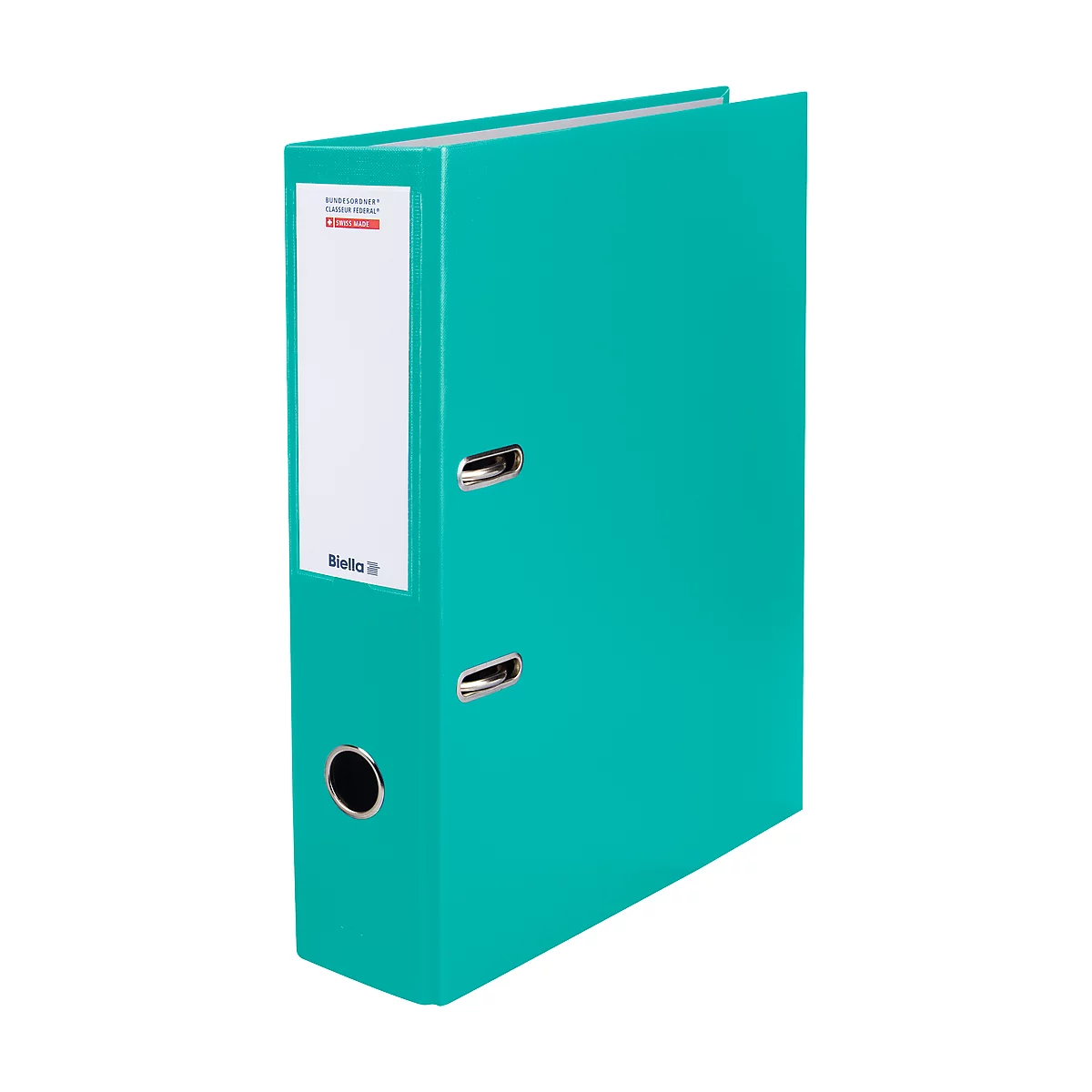Biella Classeur fédéral® A4, 70 mm, turquoise