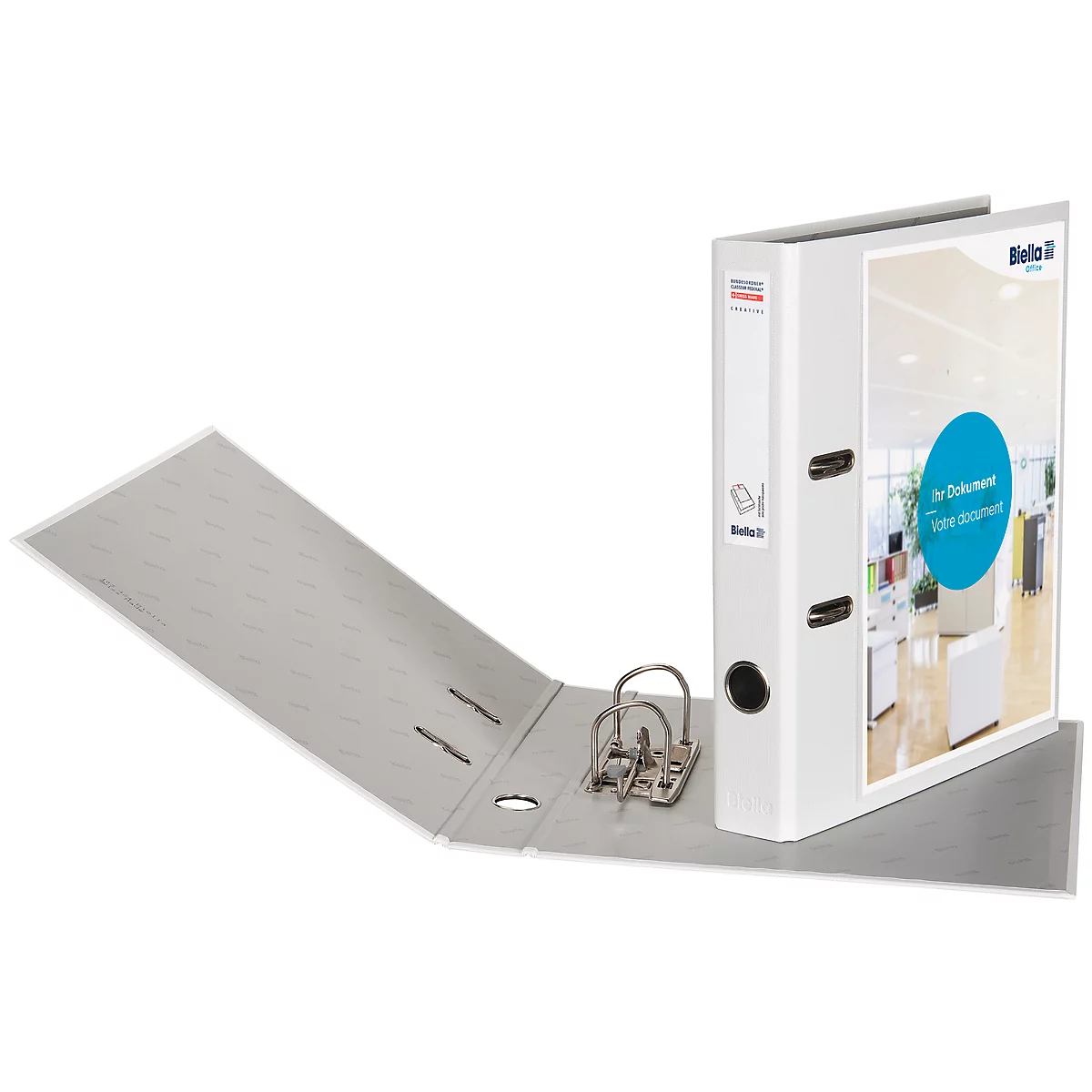 Biella Classeur fédéral® Creative A4, 40 mm, blanc