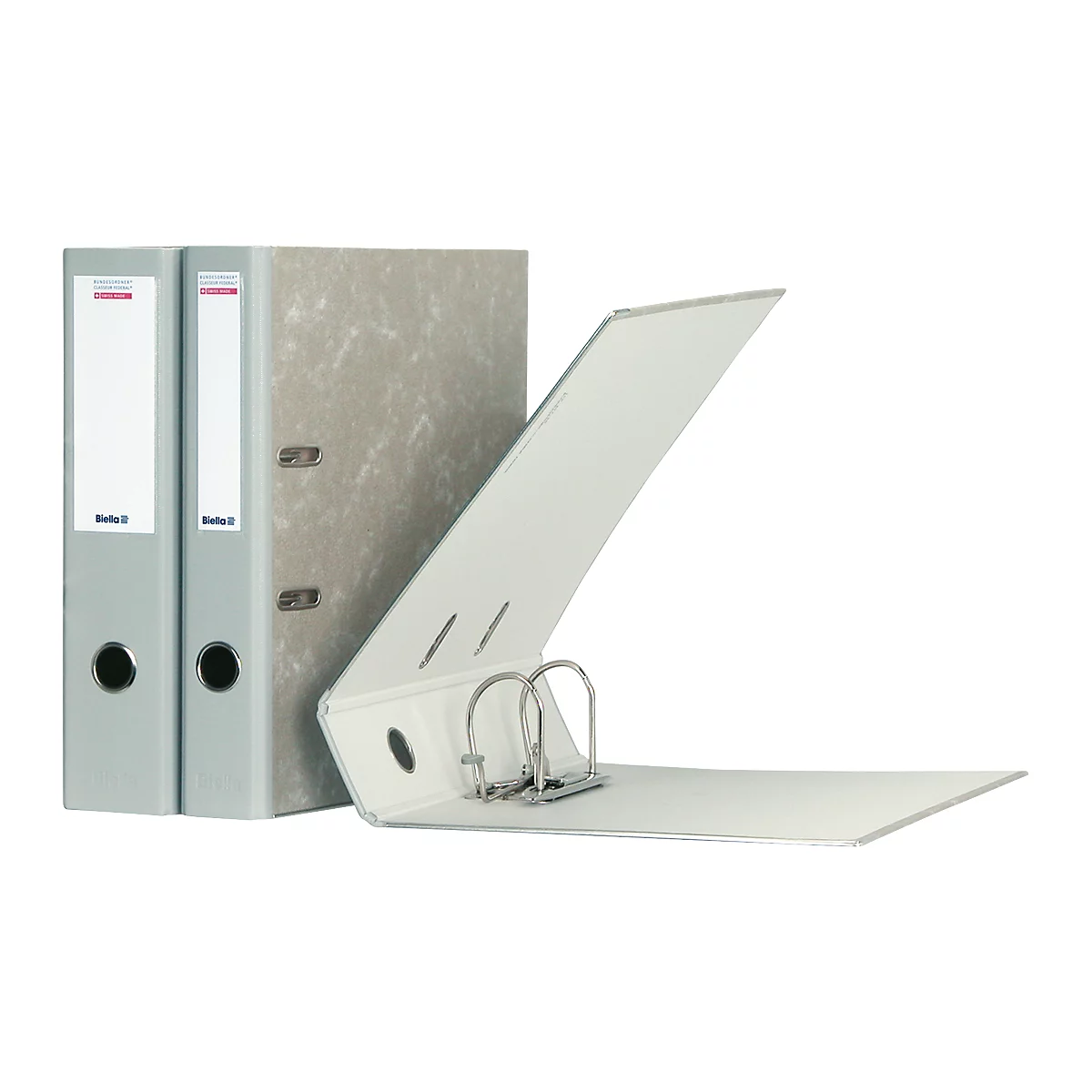Biella Classeur fédéral® marbré A4, 70 mm, 20 pièces