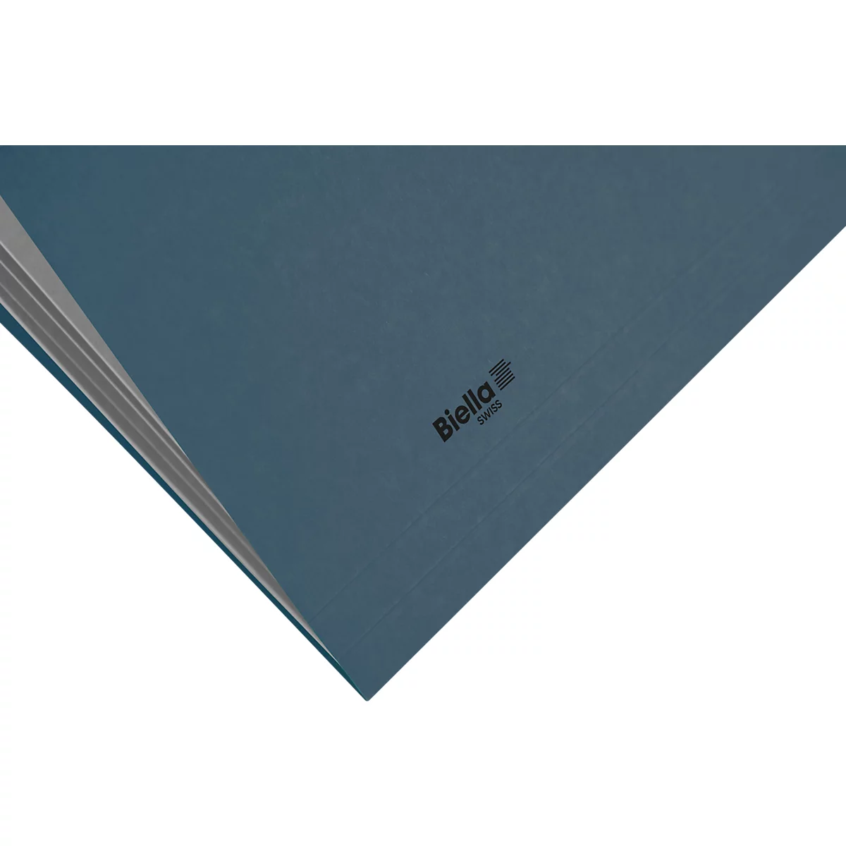 Document bleu avec logo "Biella".