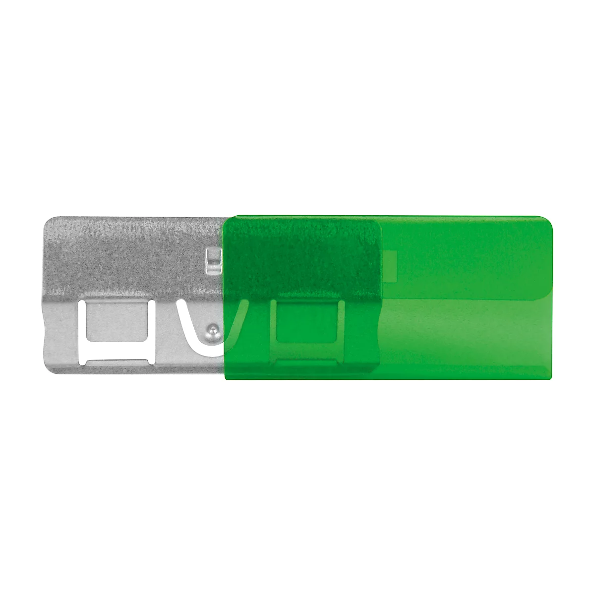 Biella manchon transparent pour dossiers suspendus, vert, 25 pièces