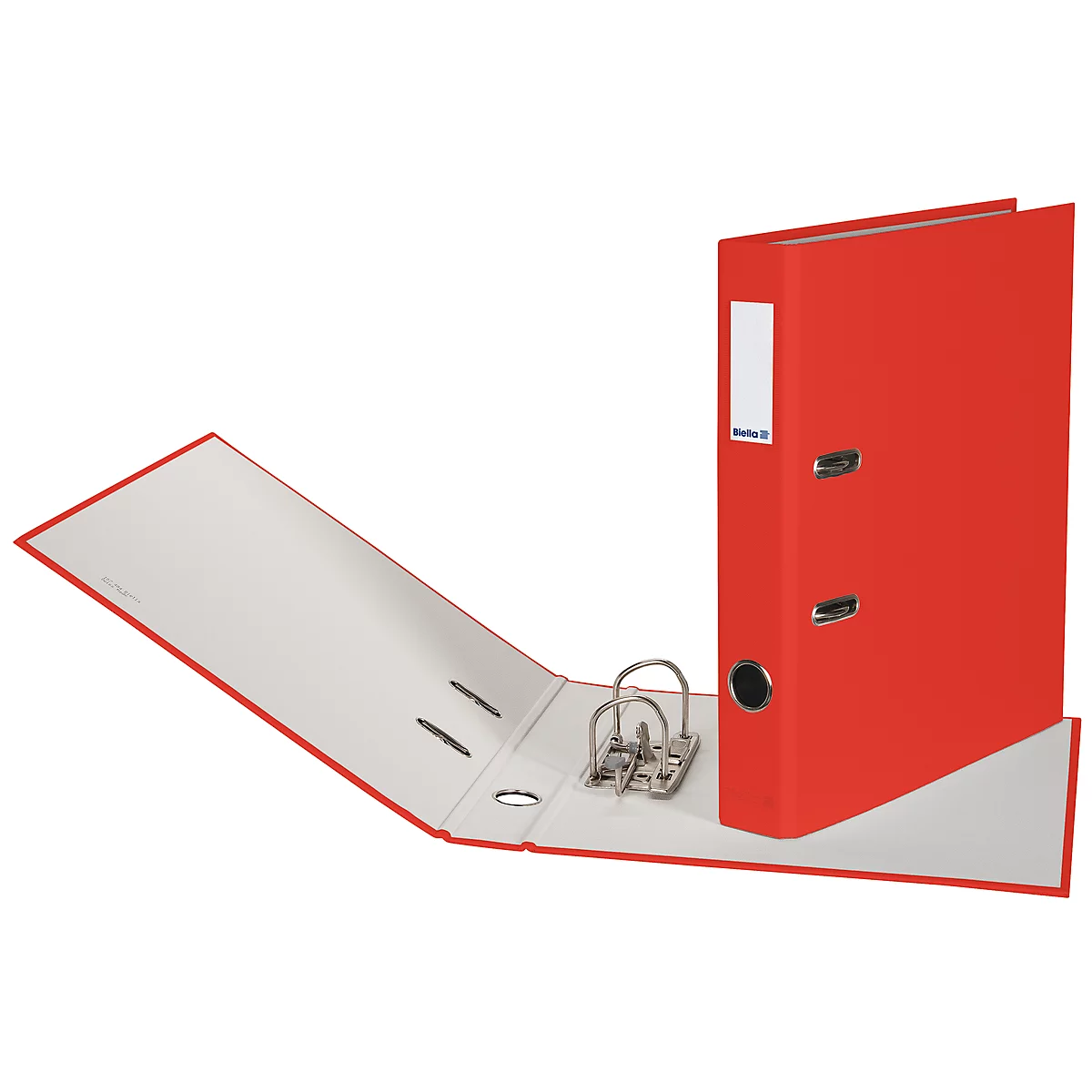 Biella Ordner Plasticolor® A4 4 cm, rot