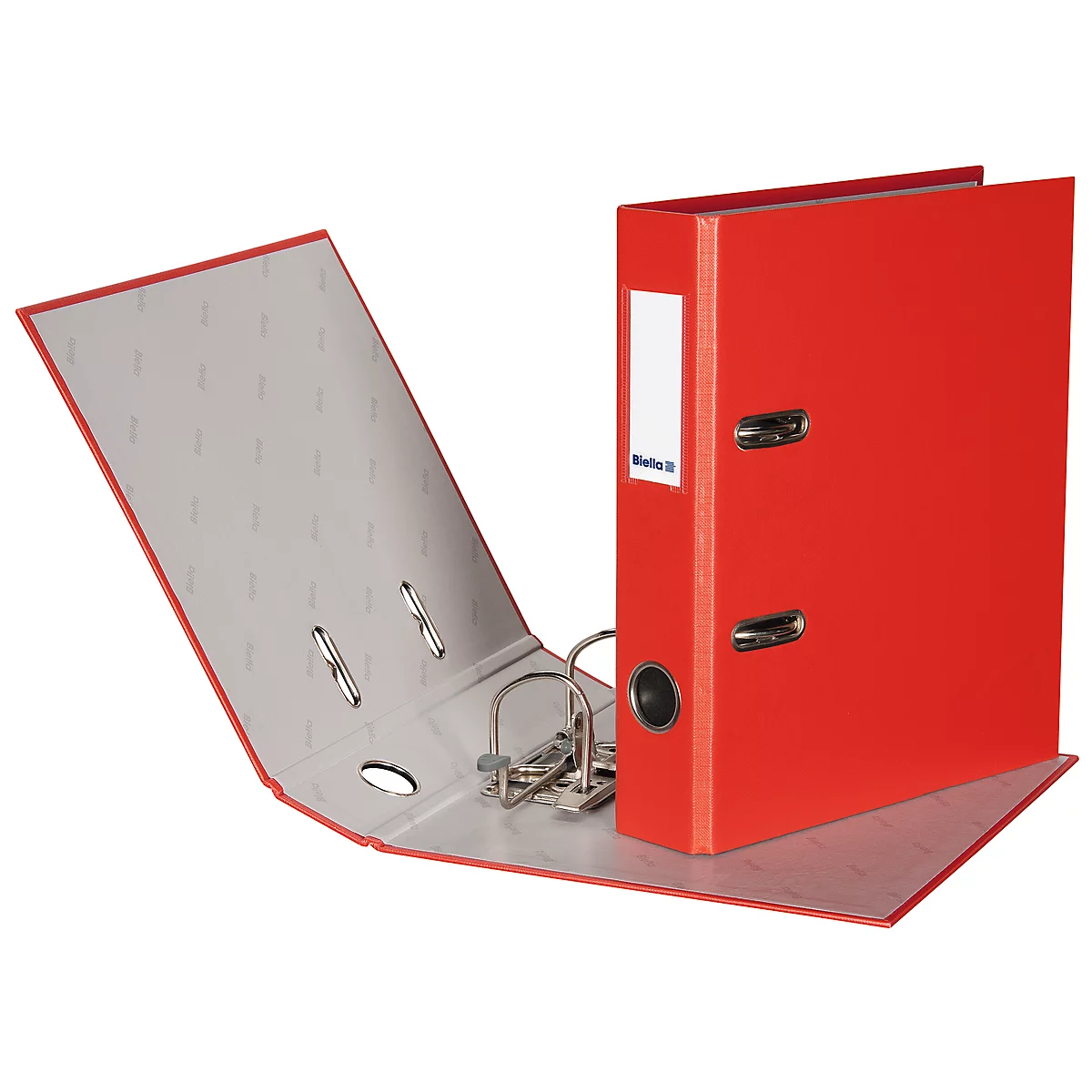 Biella Ordner Plasticolor® A5 4 cm, Rot