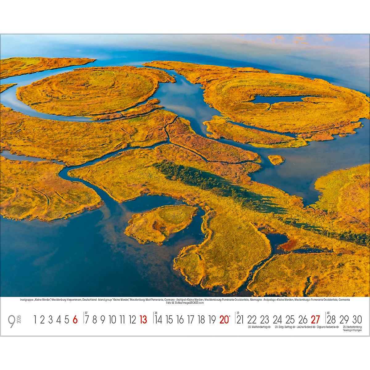 Bildkalender Korsch Naturwunder 2026, mit Natur-Fotomotiven, B 300 x H 420 mm, Papier