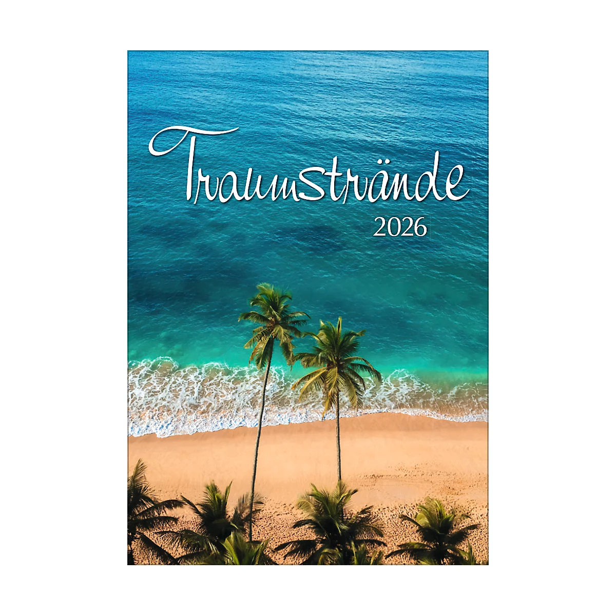 Bildkalender Korsch Traumstrände 2026, mit Fotomotiven, B 235 x H 335 mm, Papier