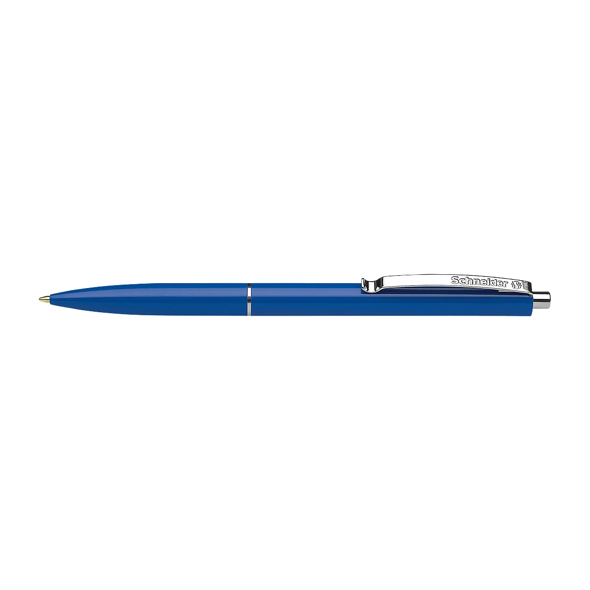 Biros Schneider K15, ancho de trazo medio 1,0 mm, color de escritura azul, cuerpo azul, indeleble, recargable, 20 bolígrafos