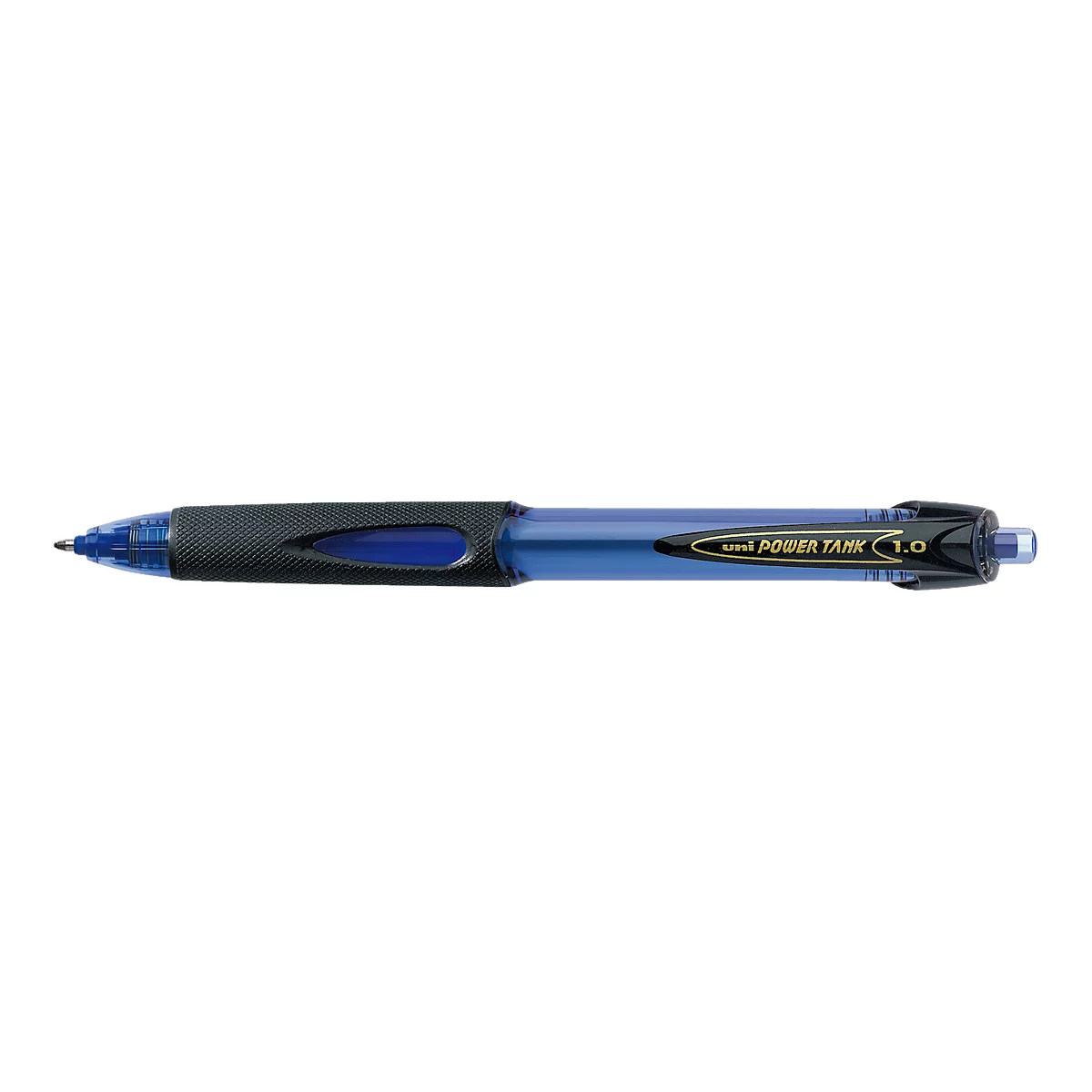 Biros Uni-ball Power Tank, blauw, 12 stuks