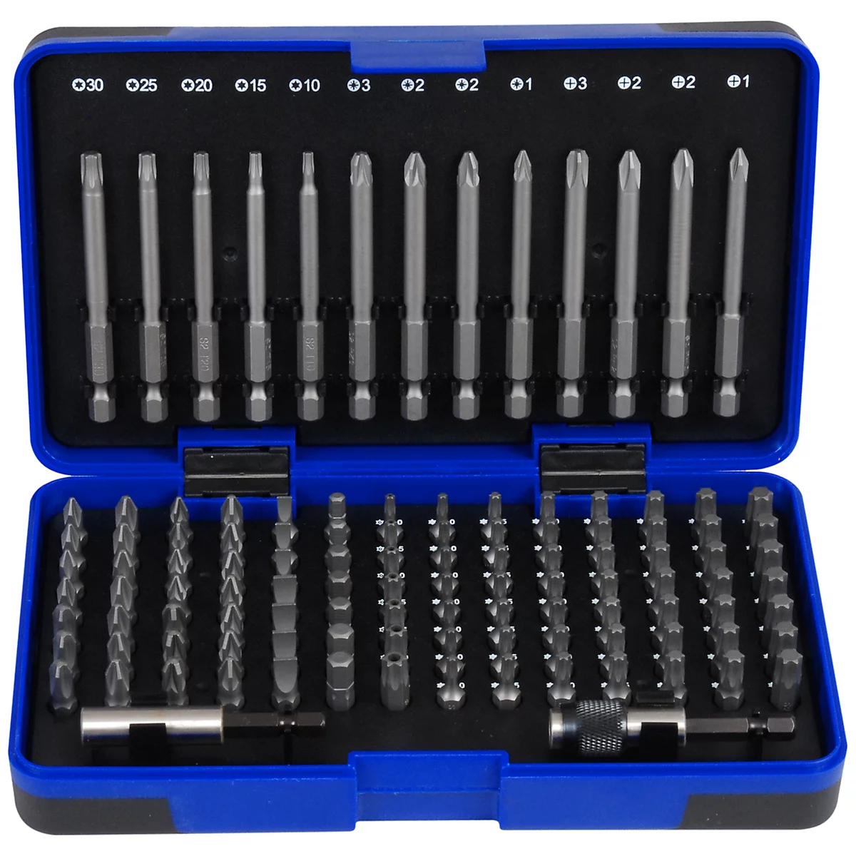Bit-Box XL PROJAHN, 113-tlg., 6,3 / 1/4', DIN 3126/DIN ISO 1173, in Kunststoff-Box